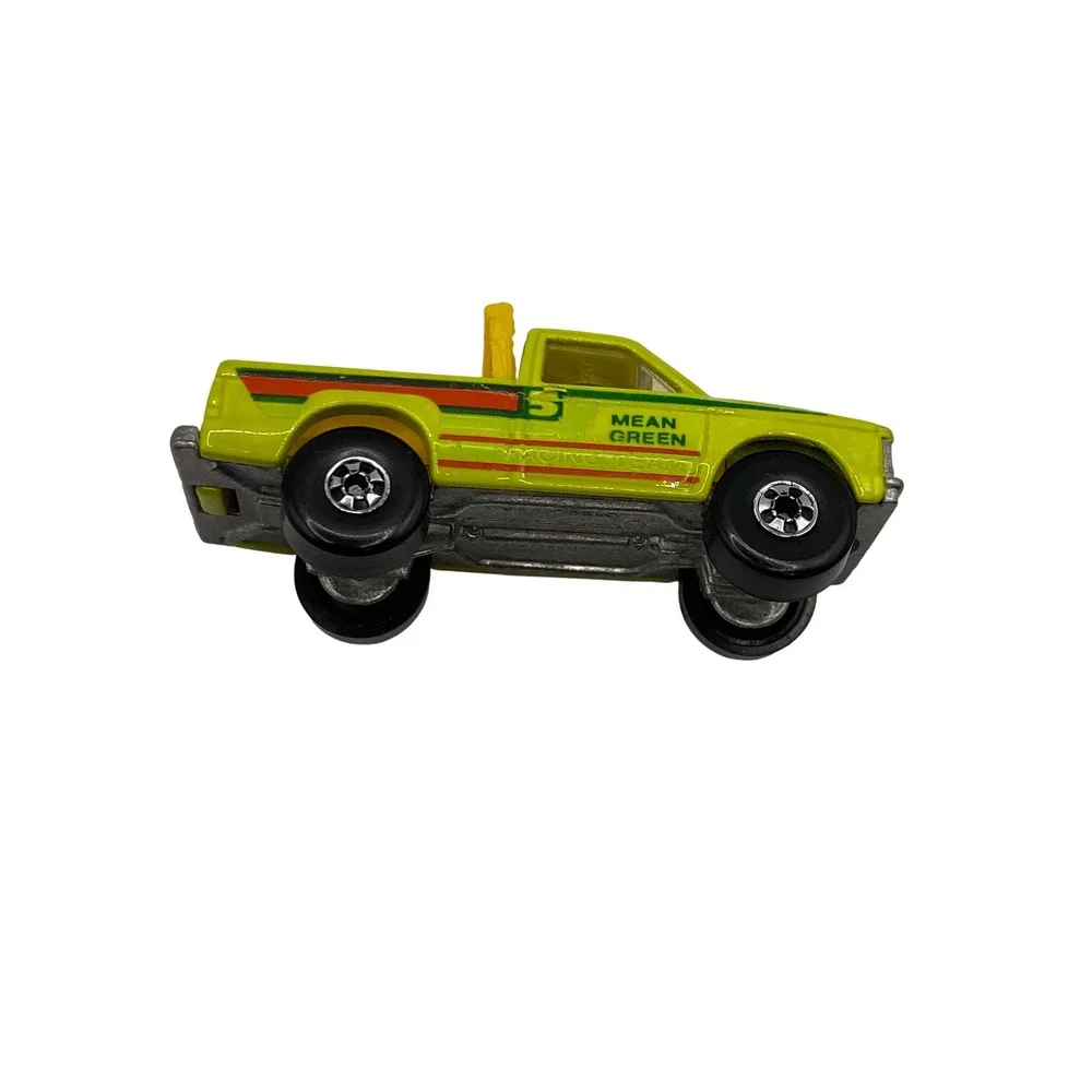 Vintage Hot Wheels Mean Green Racing Team Pickup Truck 1982‎ Mattel Malaysia 5